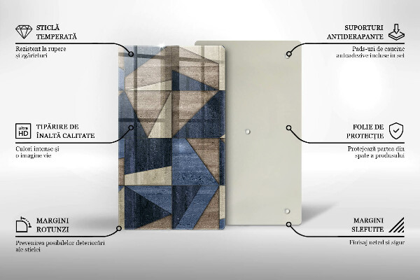 Schutz für induktionskochfeld Geometrische Abstraktion