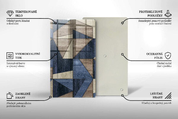 Schutz für induktionskochfeld Geometrische Abstraktion