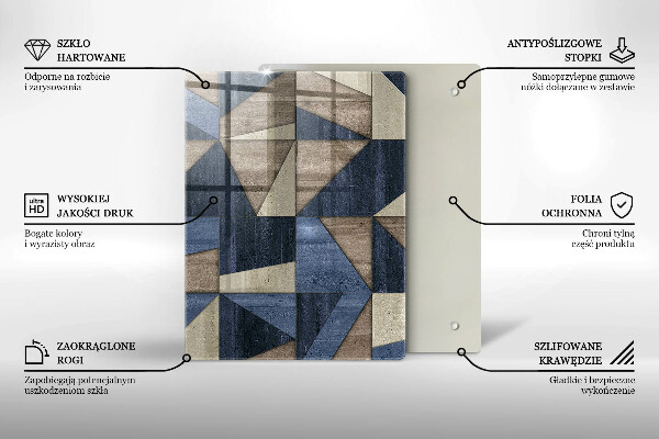 Schutz für induktionskochfeld Geometrische Abstraktion