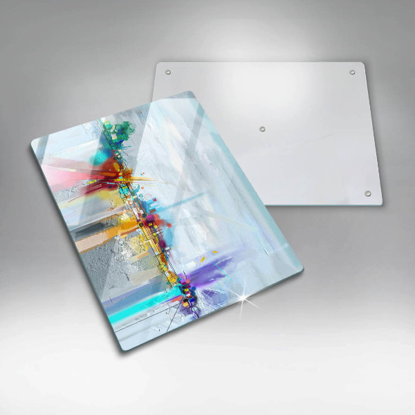 Schutz für induktionskochfeld Gemalte Abstraktion