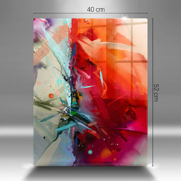 Schutz für induktionskochfeld Gemalte Abstraktion