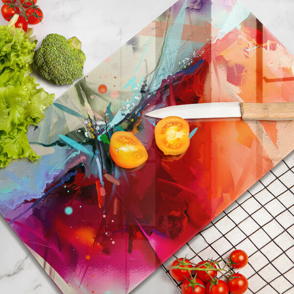 Schutz für induktionskochfeld Gemalte Abstraktion