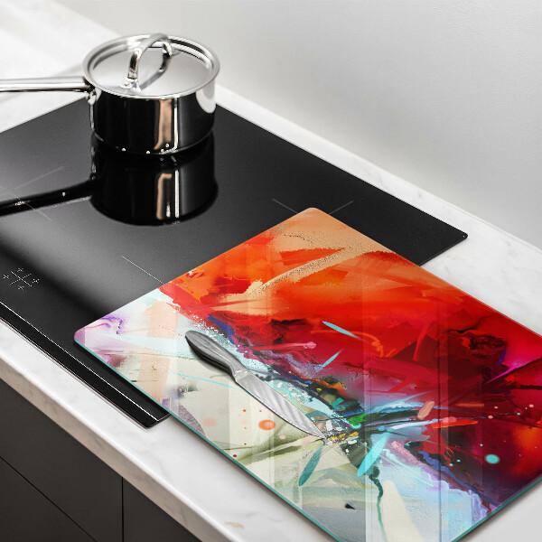 Schutz für induktionskochfeld Gemalte Abstraktion