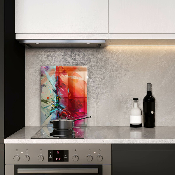 Schutz für induktionskochfeld Gemalte Abstraktion