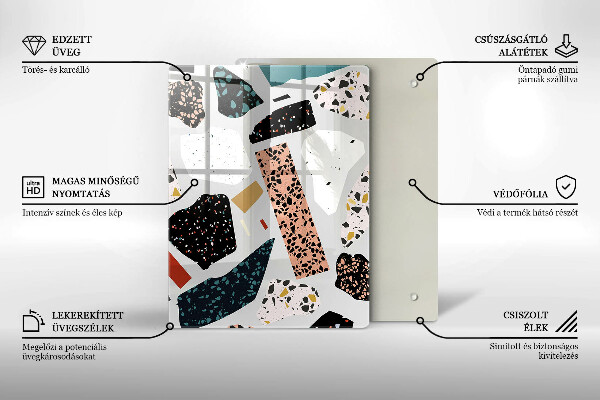 Herd abdeckplatte Steingut