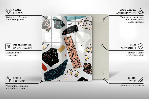 Herd abdeckplatte Steingut