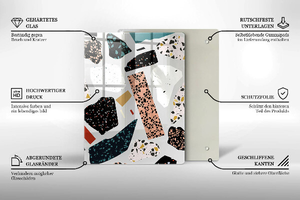 Herd abdeckplatte Steingut