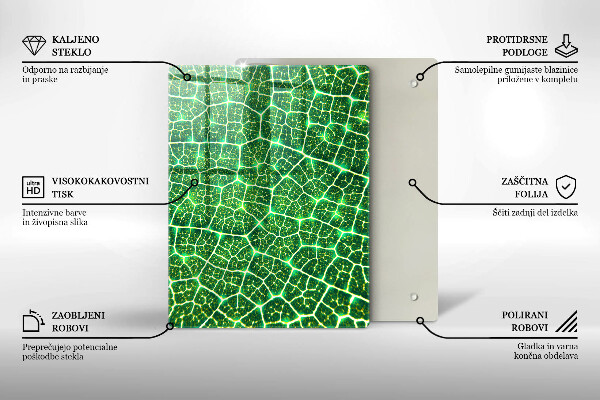 Herd abdeckplatte Blattstruktur