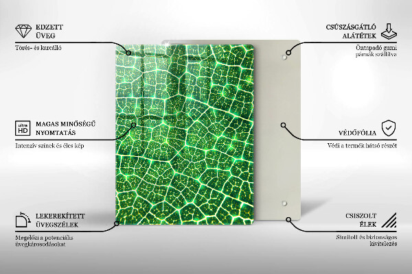 Herd abdeckplatte Blattstruktur