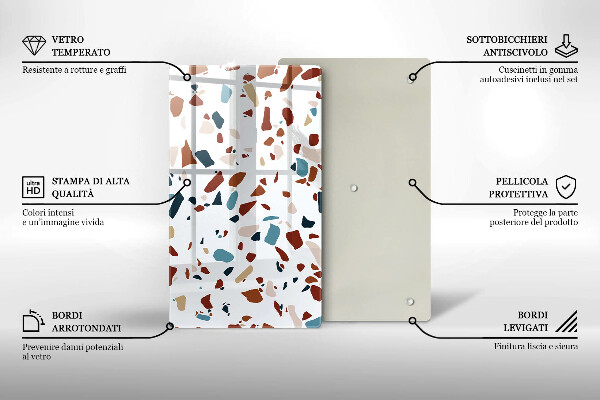 Herd abdeckplatte Dekorativer Stein