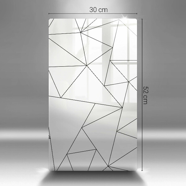 Abdeckung induktionskochfeld Weiße Dreiecke