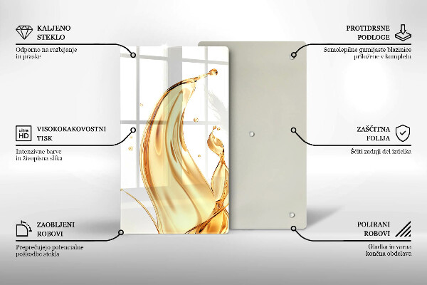 Abdeckung induktionskochfeld Olivenöl