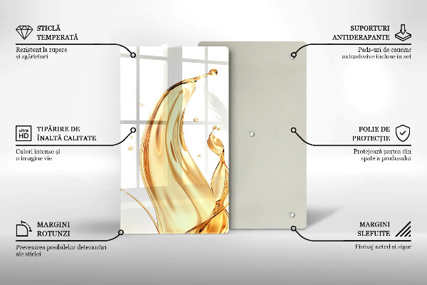 Abdeckung induktionskochfeld Olivenöl