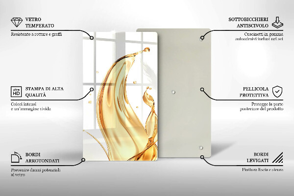 Abdeckung induktionskochfeld Olivenöl