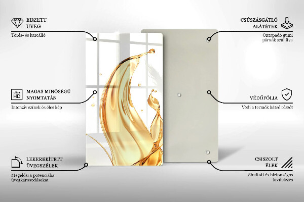 Abdeckung induktionskochfeld Olivenöl