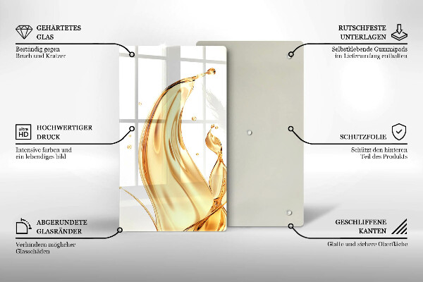 Abdeckung induktionskochfeld Olivenöl