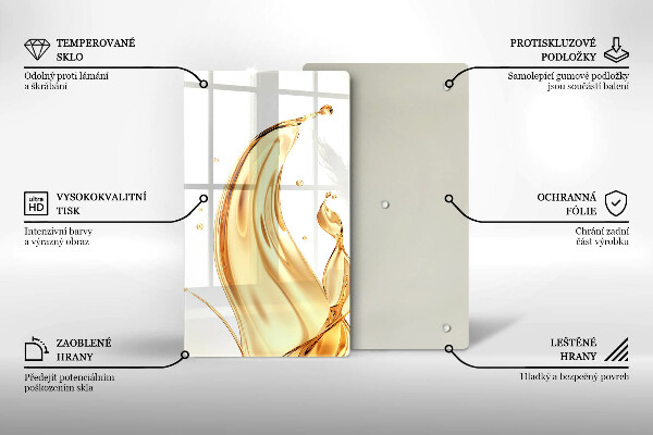 Abdeckung induktionskochfeld Olivenöl
