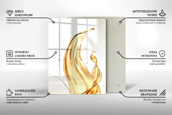 Abdeckung induktionskochfeld Olivenöl