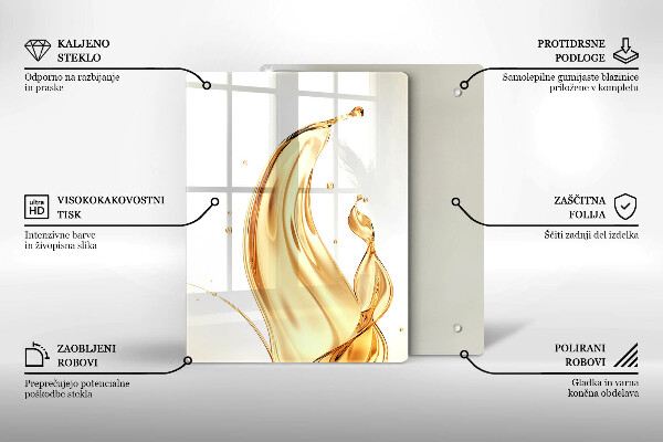 Abdeckung induktionskochfeld Olivenöl