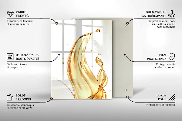 Abdeckung induktionskochfeld Olivenöl