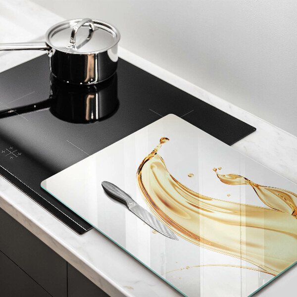 Abdeckung induktionskochfeld Olivenöl