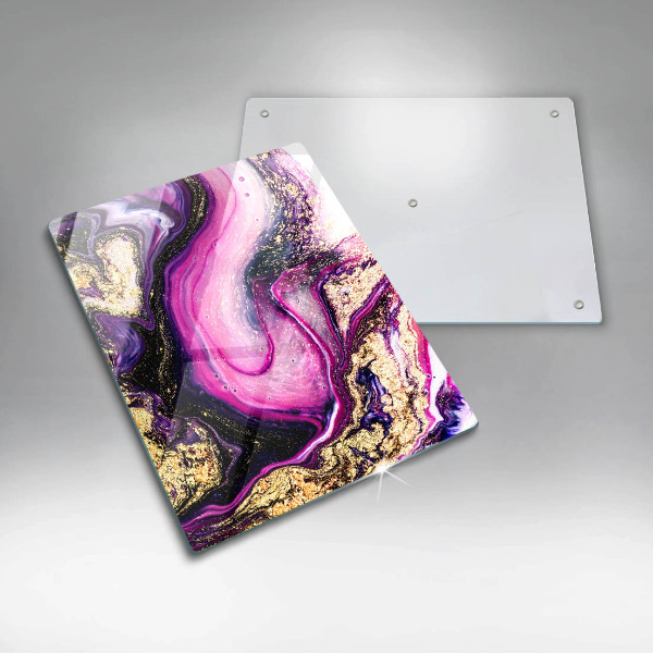 Herd abdeckplatte Abstraktes Design Gold