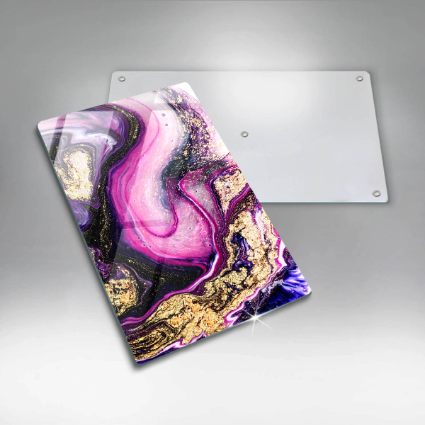 Herd abdeckplatte Abstraktes Design Gold