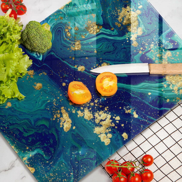 Herd abdeckplatte Abstraktion mit Gold