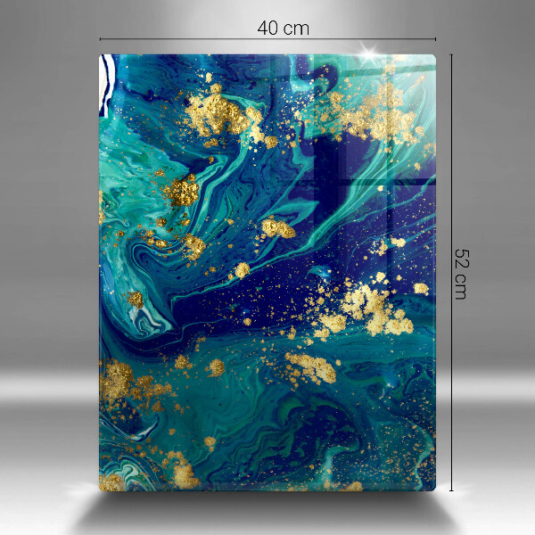 Herd abdeckplatte Abstraktion mit Gold