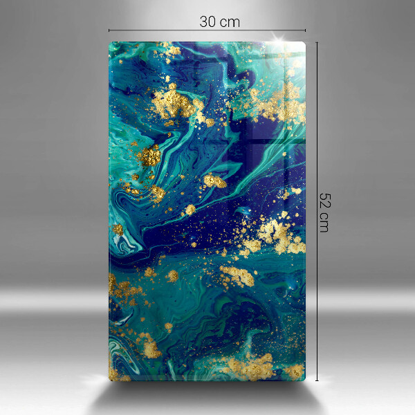 Herd abdeckplatte Abstraktion mit Gold