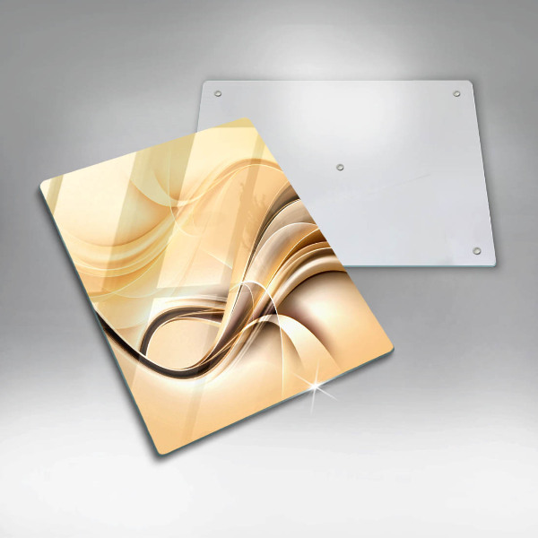 Herd abdeckplatte Rauchabstraktion