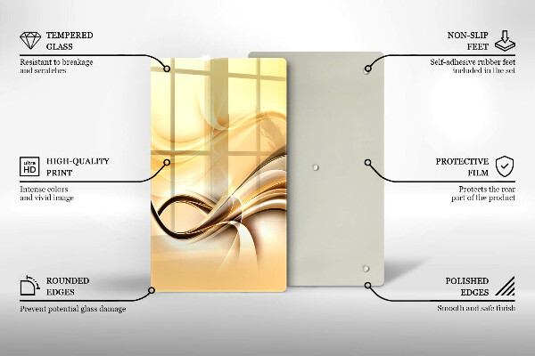 Herd abdeckplatte Rauchabstraktion