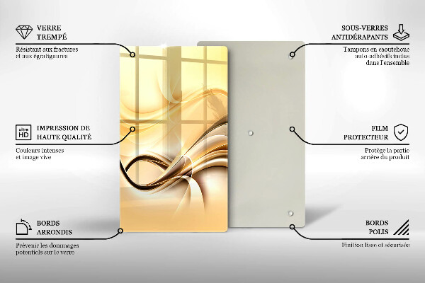 Herd abdeckplatte Rauchabstraktion