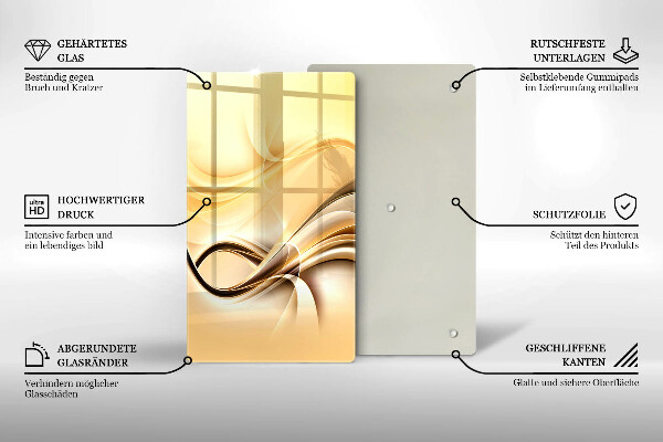 Herd abdeckplatte Rauchabstraktion