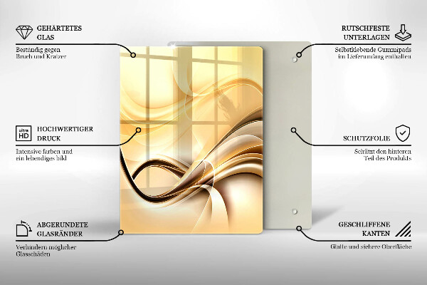 Herd abdeckplatte Rauchabstraktion