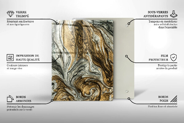 Herd abdeckplatte Reichhaltige Abstraktion