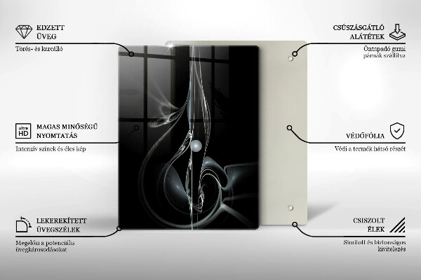 Herd abdeckplatte Moderne Abstraktion