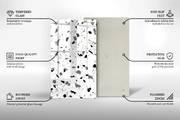 Herd abdeckplatte Dekoratives Steinzeug