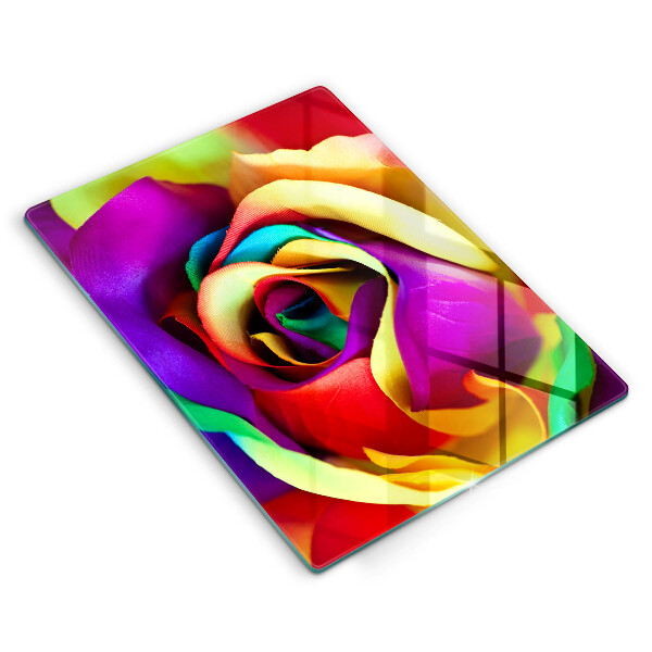 Herd abdeckplatte Bunte Rosenblätter