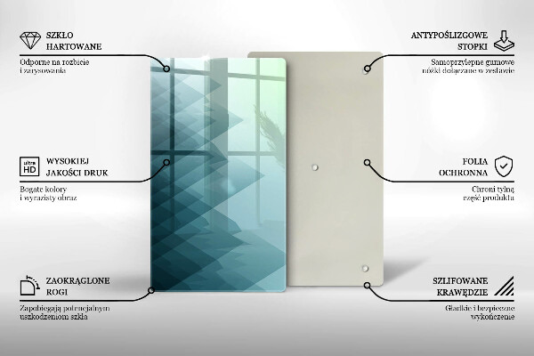 Herd abdeckplatte Abstrakte Berge