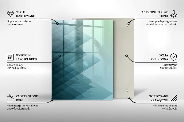 Herd abdeckplatte Abstrakte Berge