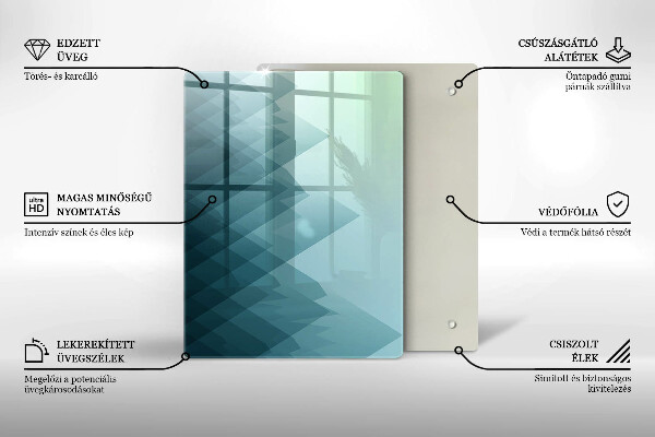 Herd abdeckplatte Abstrakte Berge
