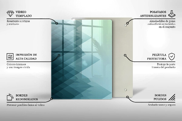 Herd abdeckplatte Abstrakte Berge
