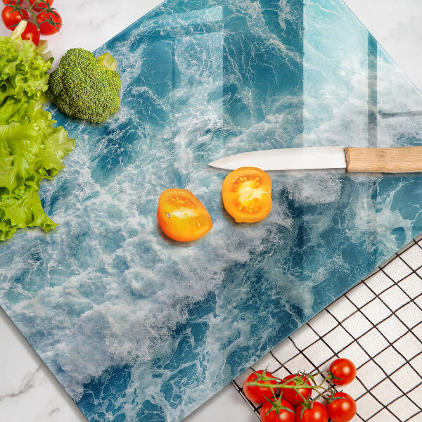 Herd abdeckplatte Meerwasserwellen