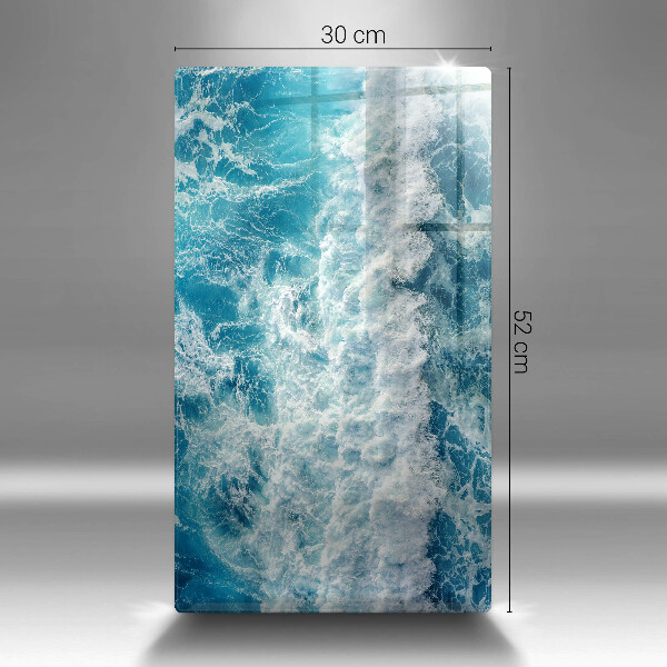 Herd abdeckplatte Meerwasserwellen