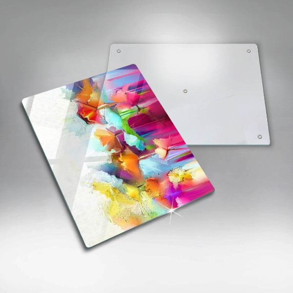 Herd abdeckplatte Bemalte Blumen