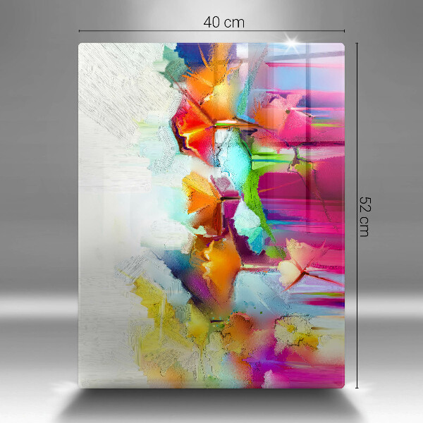 Herd abdeckplatte Bemalte Blumen