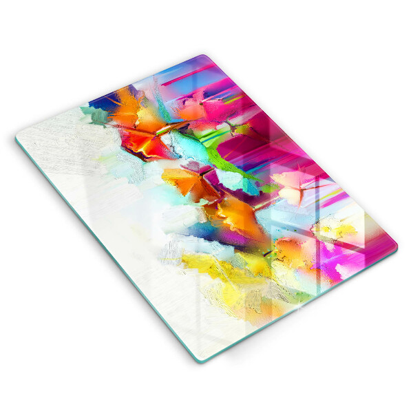 Herd abdeckplatte Bemalte Blumen