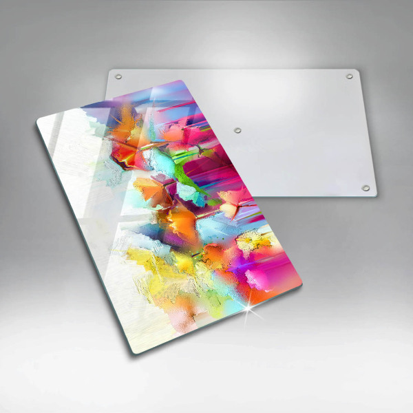 Herd abdeckplatte Bemalte Blumen