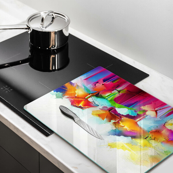 Herd abdeckplatte Bemalte Blumen